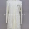 Cream Chikankari Indo-Western With Jacket