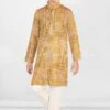 Elegant Beige Boys Kurta Pajama Set With Regal Prints - Palkhi Fashion -Indian Wear Shop ElegantBeigeBoysKurtaPajamaSetwithRegalPrints PalkhiFashion