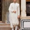 Elegant Cream Self Patterned Indo Western Set – A Timeless Choice For Weddings 1 Elegant Cream Self Patterned Indo Western Set – A Timeless Choice For Weddings -Indian Wear Shop ElegantCreamSelfPatternedIndowesternSet 2 03263eee a92d 4930 a0fc c8ebe89fcc33