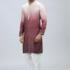 Mauve Ombre Kurta Pajama Set For Men – Palkhi Fashion -Indian Wear Shop MauveOmbreKurtaPajamaSetforMen PalkhiFashion scaled