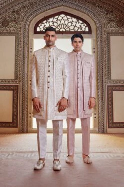 Opulent Indowestern Set | Handwork & Art Silk | Palkhi Fashion