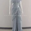 Powder Blue Ready To Wear Saree With Stone & HandWork - Palkhi Fashion -Indian Wear Shop PowderBlueReadytoWearSareewithStone HandWork PalkhiFashion 2