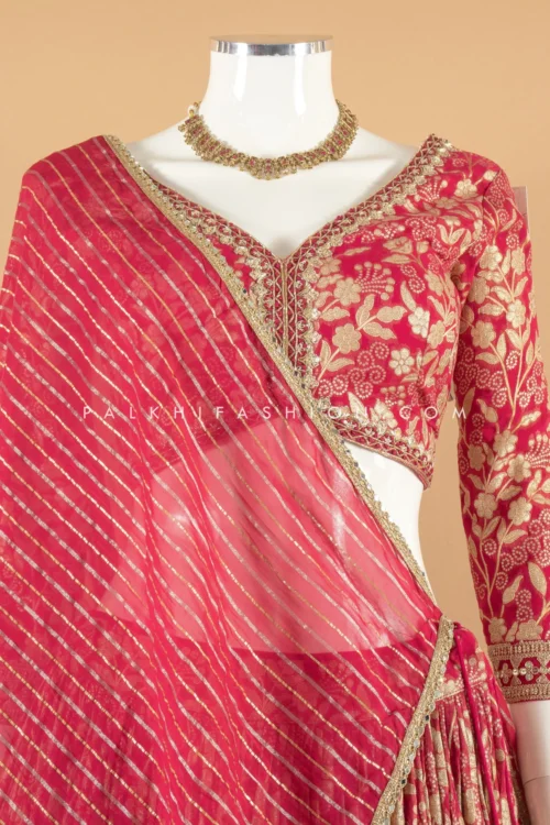 Premium Rani Pink Banarasi Silk Lehenga Choli With Handwork – Palkhi Fashion -Indian Wear Shop PremiumRaniPinkBanarasiSilkLehengaCholiwithHandwork PalkhiFashion 1 8557e53b 7ebb 4ebc bb9e 7e762149734e scaled