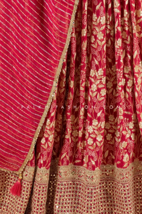 Premium Rani Pink Banarasi Silk Lehenga Choli With Handwork – Palkhi Fashion -Indian Wear Shop PremiumRaniPinkBanarasiSilkLehengaCholiwithHandwork PalkhiFashion 2 9be8ab7d d070 44c9 80a1 3bc2302e9d2a scaled