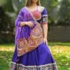 Purple Cotton Silk Navratri Chaniya Choli With Stunning Blouse 1 Purple Cotton Silk Navratri Chaniya Choli With Stunning Blouse -Indian Wear Shop Purple Cotton Silk Navratri Chaniya Choli with Stunning Blouse 1