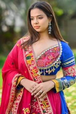 Rhythm & Radiance: Full Flair Designer Navratri Chaniya Choli Set -Indian Wear Shop Rhythm Radiance15MetersDesignerNavratriChaniyaCholiSet 1