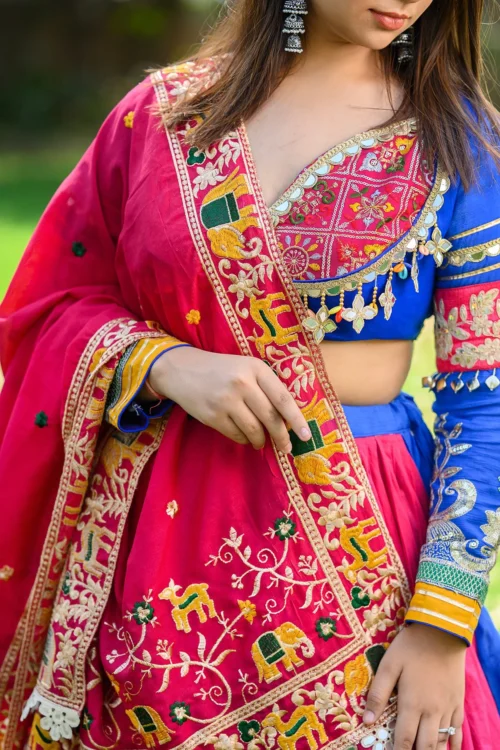 Rhythm & Radiance: Full Flair Designer Navratri Chaniya Choli Set