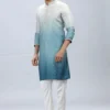 Teal Ombre Kurta Pajama Set For Men – Palkhi Fashion