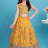 Yellow Chinon Silk Girls Lehenga Choli With Multi-Color Embroidery – Palkhi Fashion -Indian Wear Shop YellowChinonSilkGirlsLehengaCholiwithMulti ColorEmbroidery PalkhiFashion scaled
