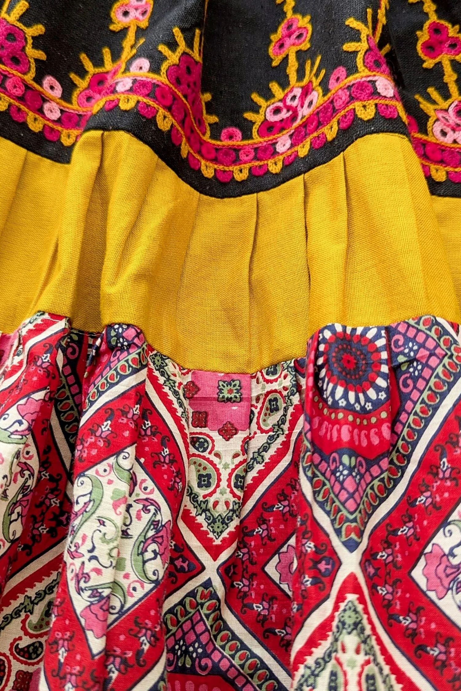 Black Cotton Chaniya Choli For Girls With Handcrafted Embroidery – Palkhi Fashion 7 Black Cotton Chaniya Choli For Girls With Handcrafted Embroidery – Palkhi Fashion - Image 5