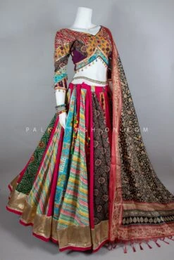 Celebrate Navratri In Style – Multi-Color Full Flair Chaniya Choli Set