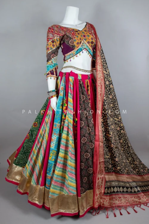Celebrate Navratri In Style – Multi-Color Full Flair Chaniya Choli Set