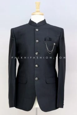 Indian Wear Shop 21 Indian Wear Shop -Indian Wear Shop classic black silk jodhpuri suit from palkhi fashion 160017