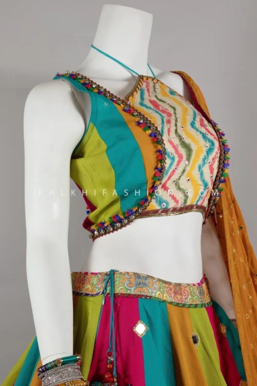 Color Crush: Vibrant Designer Chaniya Choli With Jacket & Halter Blouse – Palkhi Fashion -Indian Wear Shop color crush vibrant designer chaniya choli with jacket halter blouse palkhi fashion 423333 scaled