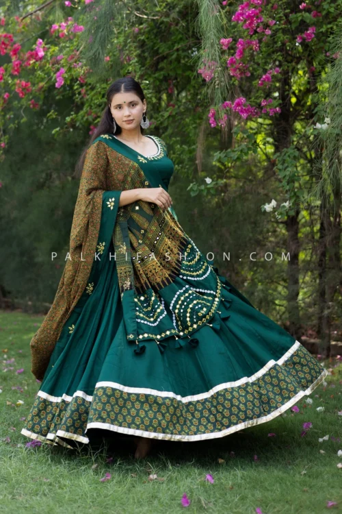 Emerald Green Embroidered Chaniya Choli With Mirror Dupatta – Palkhi Fashion -Indian Wear Shop emerald green embroidered chaniya choli with mirror dupatta palkhi fashion 913283 scaled