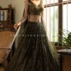 Deep Mehendi Green Lehenga Choli - Embellished Elegance By Palkhi Fashion -Indian Wear Shop g1 scaled