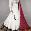 Kutch Combo: Ajrakh & Bandhani White Navratri Chaniya Choli - Palkhi Fashion -Indian Wear Shop kutch combo ajrakh bandhani white navratri chaniya choli palkhi fashion 528243 scaled