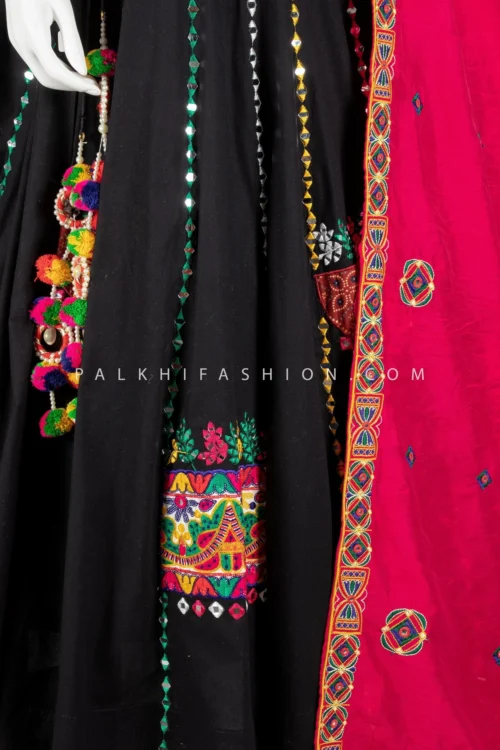 Opulent Black Designer Chaniya Choli With Exquisite Handwork -Indian Wear Shop opulent black designer chaniya choli with exquisite handwork 242722 scaled