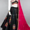 Opulent Black Designer Chaniya Choli With Exquisite Handwork -Indian Wear Shop opulent black designer chaniya choli with exquisite handwork 816224 scaled