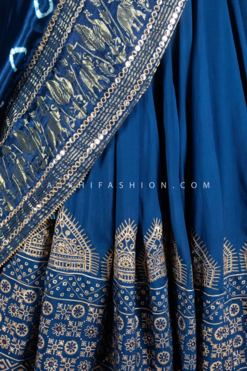 Premium Blue Navratri Chaniya Choli With Stunning Pure Gaji Silk Dupatta -Indian Wear Shop premium blue navratri chaniya choli with stunning pure gaji silk dupatta 384172 scaled