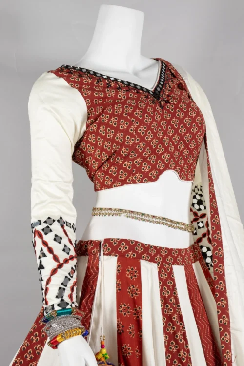 Premium Cotton Silk Chaniya Choli With Ajrakh & Mirror Work – Palkhi Fashion 8 Premium Cotton Silk Chaniya Choli With Ajrakh & Mirror Work – Palkhi Fashion -Indian Wear Shop premium cotton silk chaniya choli with ajrakh mirror work palkhi fashion 576612 scaled