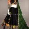 Sparkle & Spin: Black Vintage Work Designer Chaniya Choli Set -Indian Wear Shop sparkle spin black vintage work designer chaniya choli set 458457 scaled