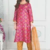 Stunning Pink Patola Silk Salwar Kameez For Girls -Indian Wear Shop stunning pink patola silk salwar kameez for girls 382611
