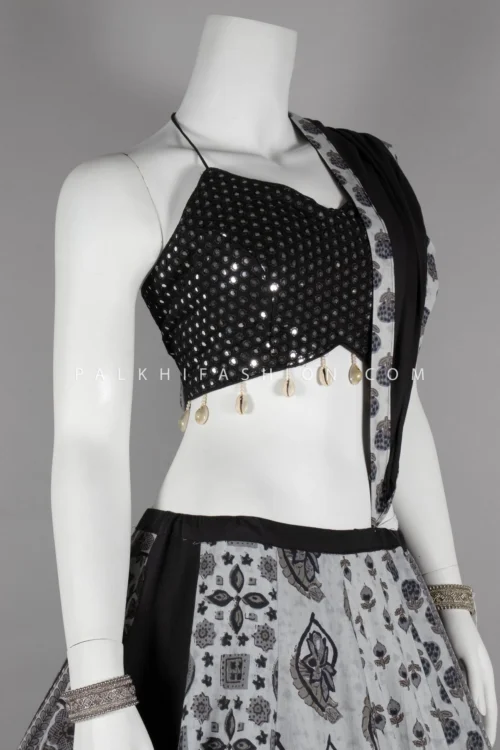Stylish Black Navratri Chaniya Choli With Jaipur & Ajrakh Prints – Palkhi Fashion -Indian Wear Shop stylish black navratri chaniya choli with jaipur ajrakh prints palkhi fashion 441244 scaled